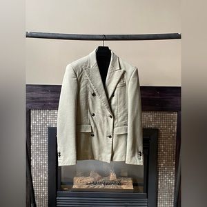 Amiri DoubleBreasted Cotton Blazer Fits Mens M